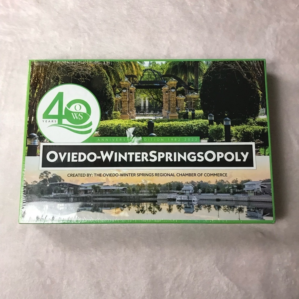 OVIEDO Winterspringsopoly WINTER SPRINGS Monopoly  Board Game Florida New Sealed